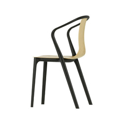 Vitra Belleville Arm Chair in Natural Oak Profile