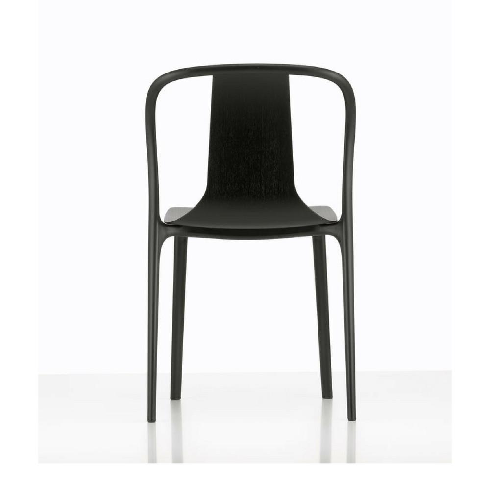 Vitra Bouroullec Belleville Chair in Black Plastic Back