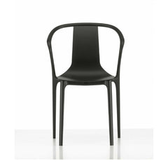 Vitra Bouroullec Belleville Arm Chair in Black Plastic