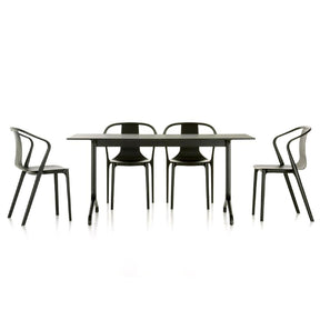 Vitra Bouroullec Belleville Chairs with Table