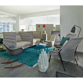 Vitra Bouroullec Slow Chairs in Situ with Alcove Sofa and Grasshopper Lamp