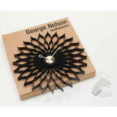 Vitra George Nelson Sunflower Clock with Box and Certificates of Authenticity