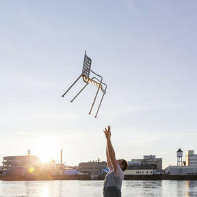 Vitra Landi Chair by Hans Coray up in the air