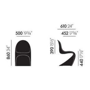 Vitra Panton Chair Dimensions 2021