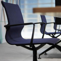 Vitra Physix Chair by Alberto Meda Black Trio Knit with Black Frame