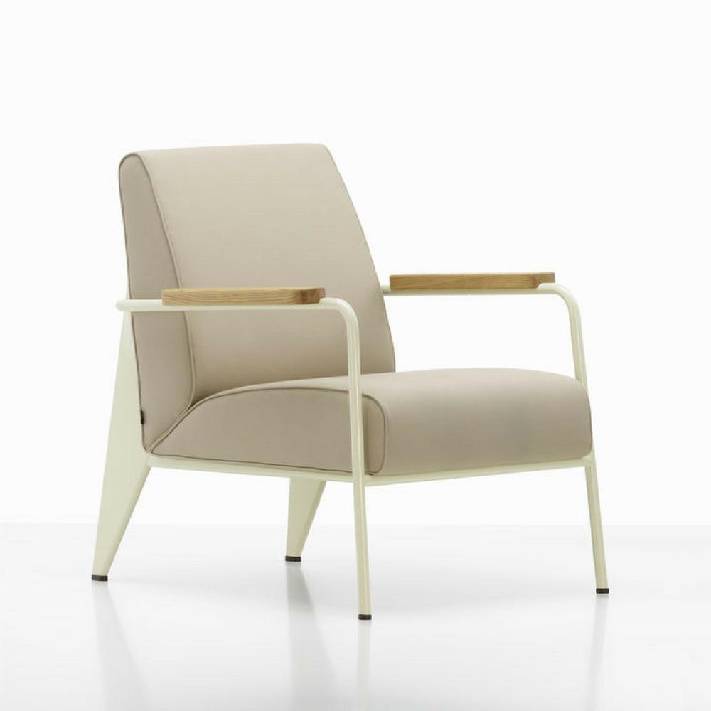 Vitra Prouvé Fauteuil de Salon Beige