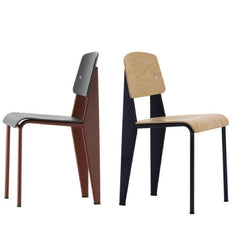 Vitra Prouvé Standard Chair and Standard SP Side by Side