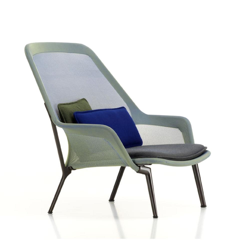 Vitra Bouroullec Slow Chair Blue Green