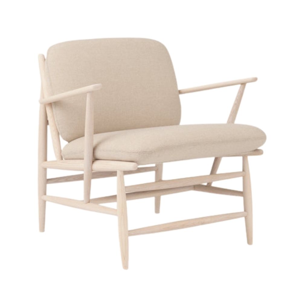 Von Armchair in Ash and Linen by Hylunar Atlasson for L.ercolani