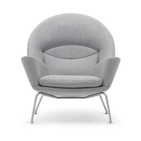 Hans Wegner Oculus Chair CH468 Carl Hansen & Son Light Grey Fiord 151