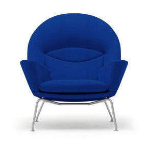 Hans Wegner Oculus Chair CH468 Carl Hansen & Son Bright Blue Hallingdal 65 750