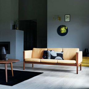 Wegner CH008 Coffee Table in Room with CH163 Sofa Carl Hansen and Son
