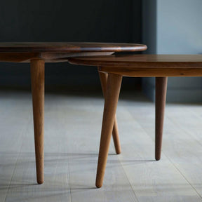 Wegner CH008 Coffee Tables by Carl Hansen and Son Side Detail