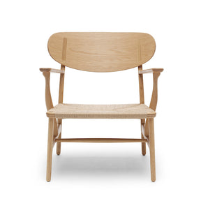 Wegner CH22 Lounge Chair in Oak by Carl Hansen and Son