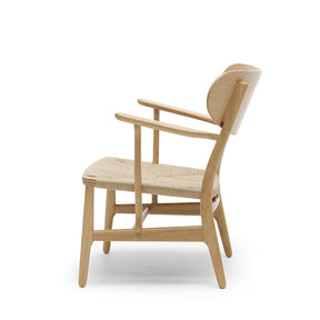 Wegner CH22 Lounge Chair Oak Profile by Carl Hansen and Son