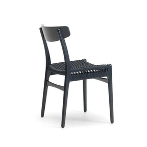 Carl Hansen Wegner CH23 Black Oak Black Papercord Back