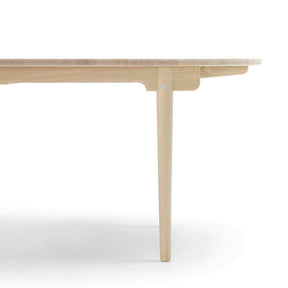 Wegner C338 Dining Table Side Leg Detail Carl Hansen and Son