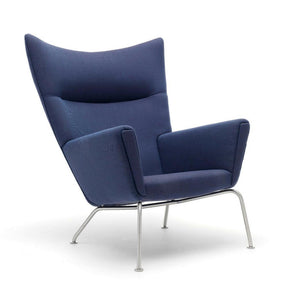 Wegner CH445 Wing Chair in Kvadrat Rime 781