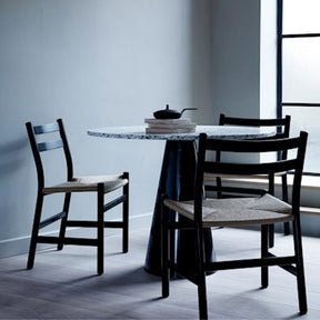 Wegner CH47 Dining Chairs in situ Novi Restaurant by Louis Grey Carl Hansen