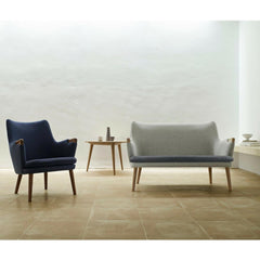 Wegner CH72 Sofa and CH71 Chair Wool and Canvas in room Carl Hansen and Son