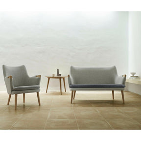 Wegner CH72 Sofa in room with CH71 Chair Carl Hansen and Son