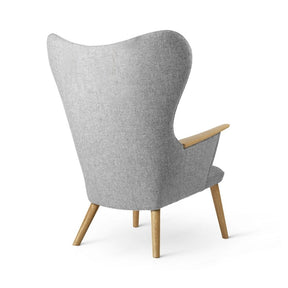 Wegner CH78 Mama Bear Chair Grey Hallingdal 130 Back by Carl Hansen