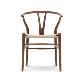 Wegner Wishbone Chair Walnut with Natural Papercord CH24