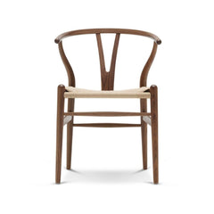 Wegner Wishbone Chair Walnut with Natural Papercord CH24