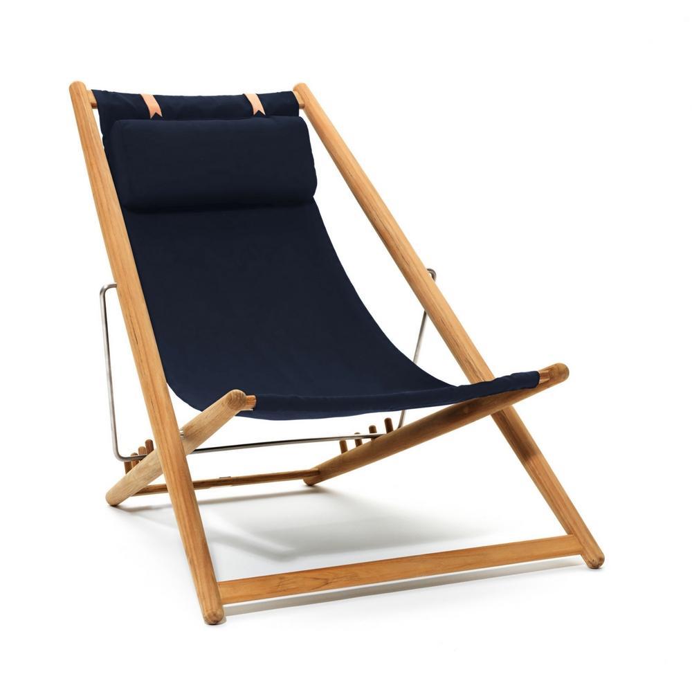 Skargaarden H55 Lounge Chair Sunbrella and Teak